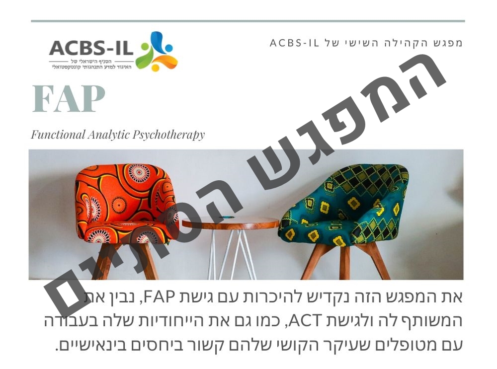 מפגש הקהילה השישי - FAP
